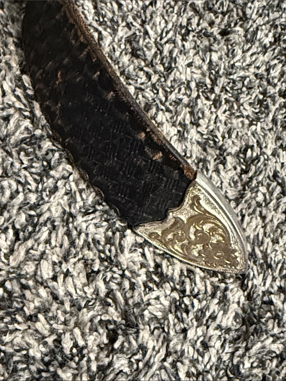 Vintage Harley Davidson Leather Concho Belt